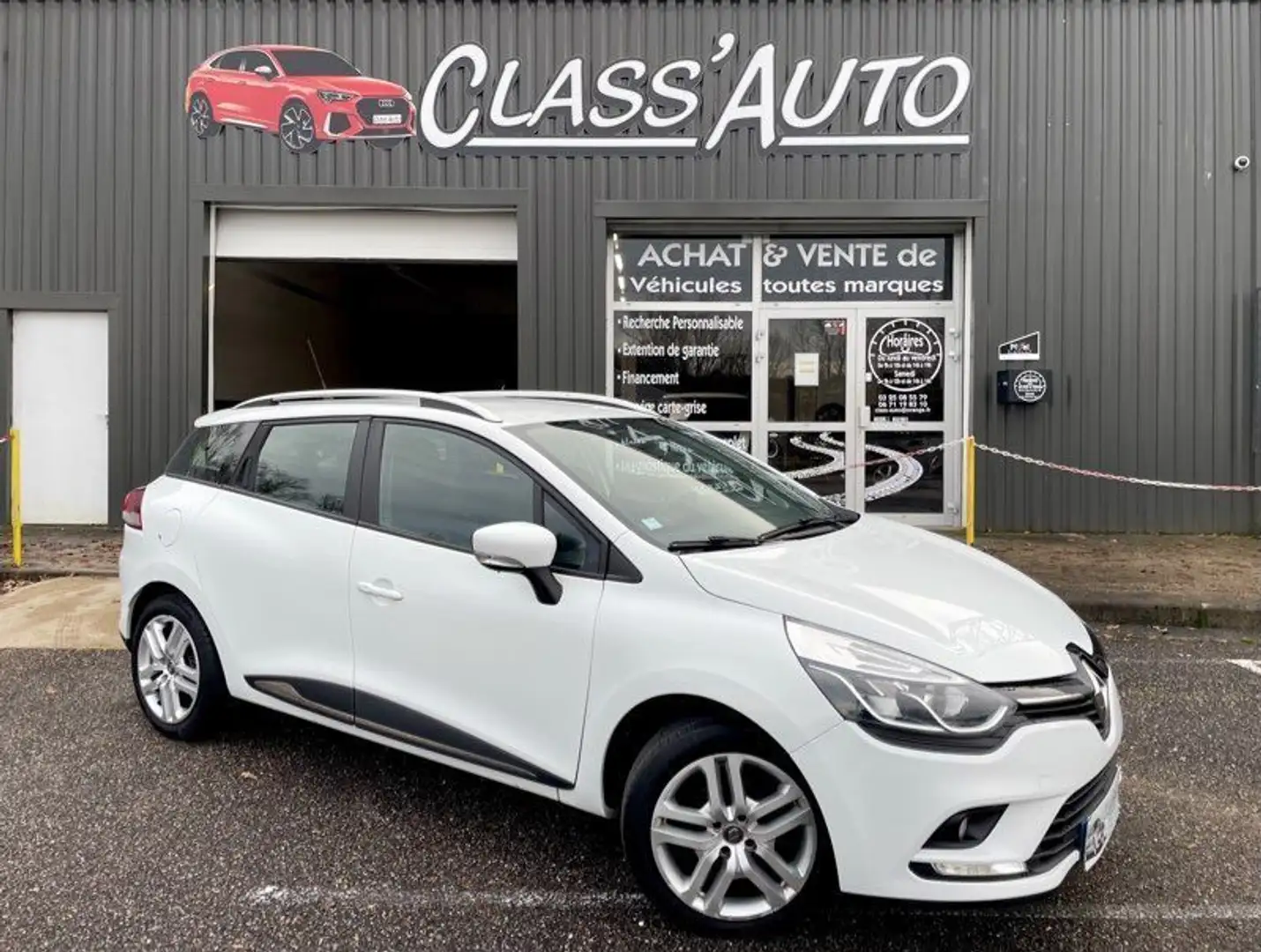 Renault Clio IV ESTATE 0.9 tce 90 CV ÉDITION BUSINESS BVM-5 TBE Blanc - 1