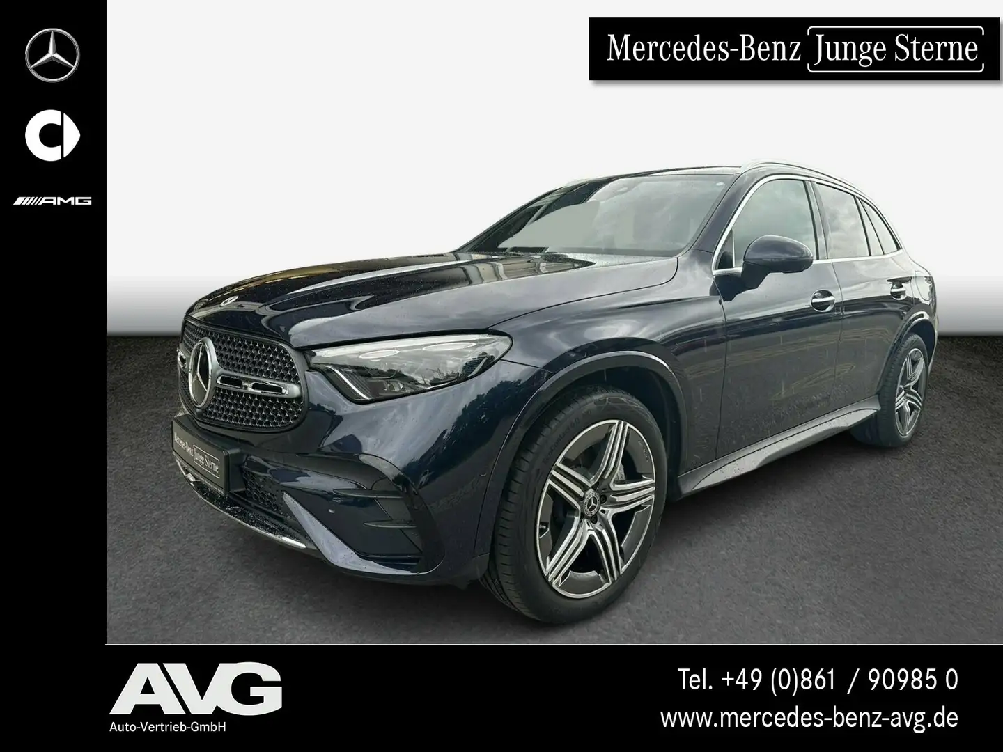 Mercedes-Benz GLC 300 GLC 300 de 4M AMG Pano AHK 360° Burmest Keyless Blau - 1