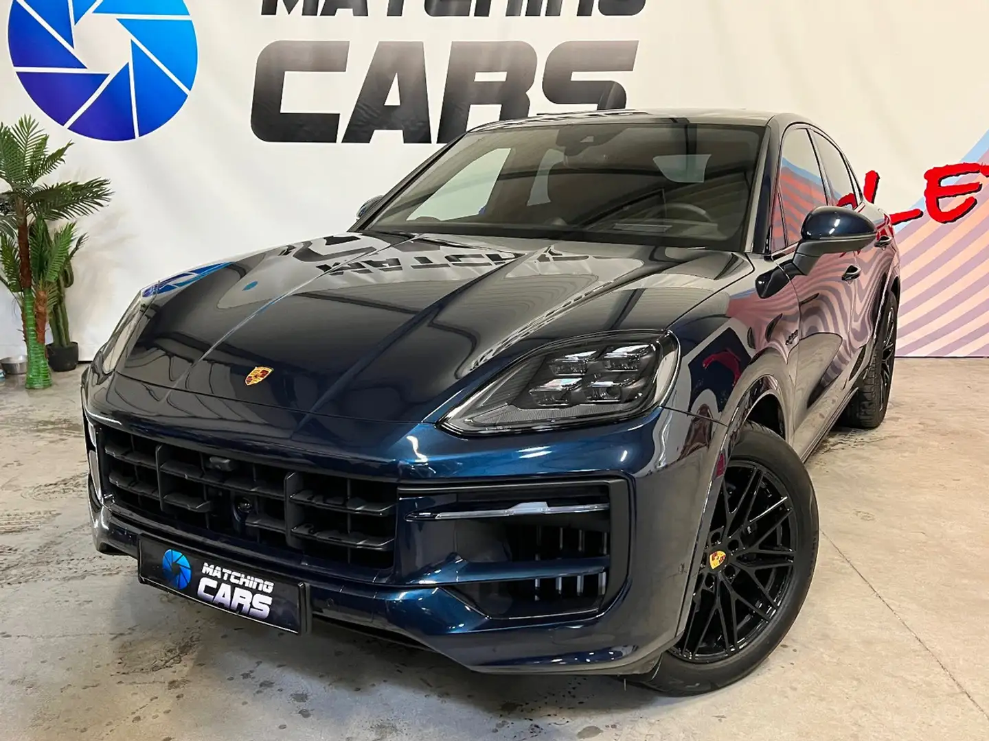 Porsche Cayenne Cayenne Coupe E-Hybrid 3.0 V6 470ch Tiptronic BVA Bleu - 2