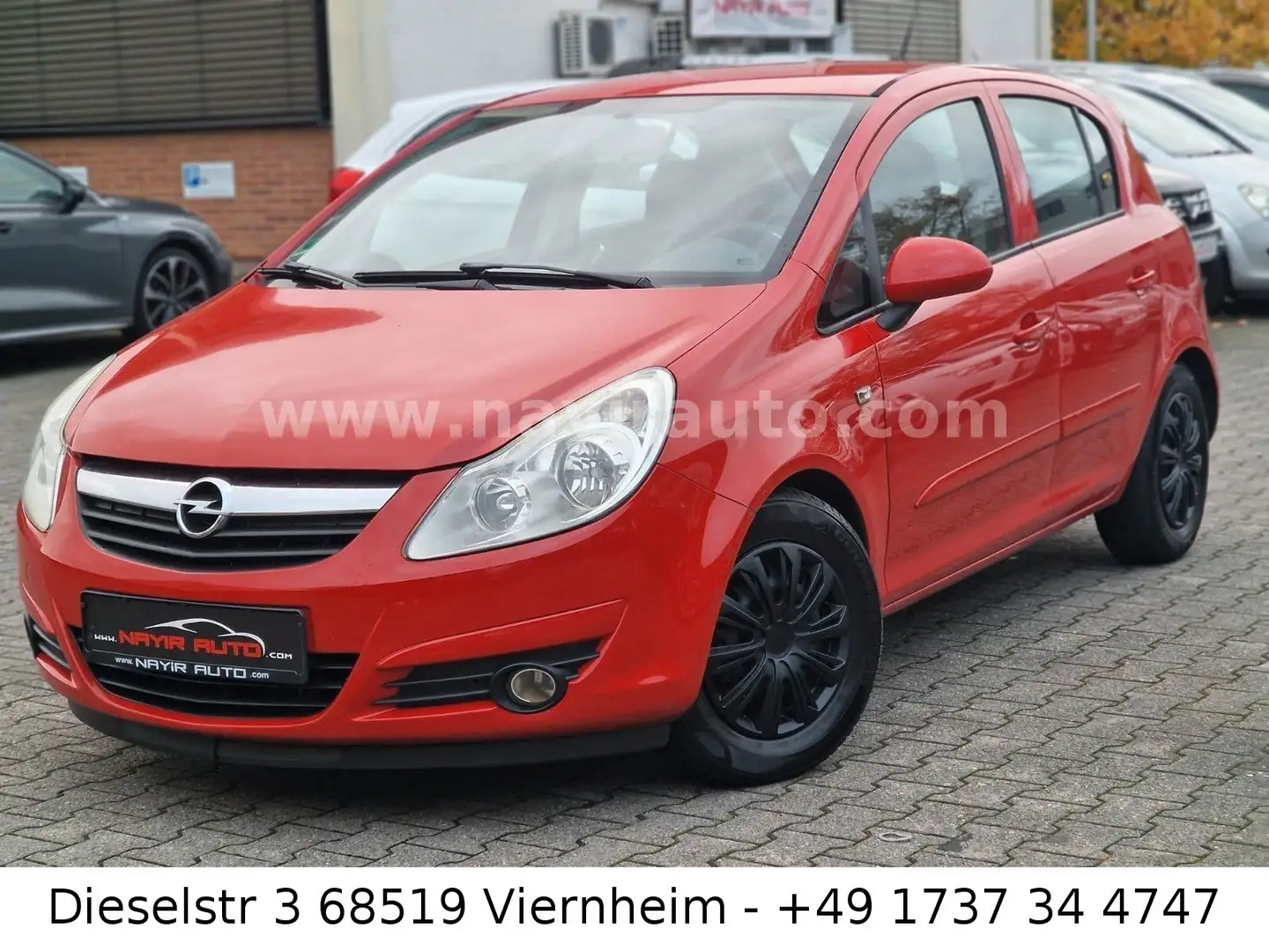 Opel Corsa D CATCH ME | Klima | Tempomat| 8x Bereift Rot - 1