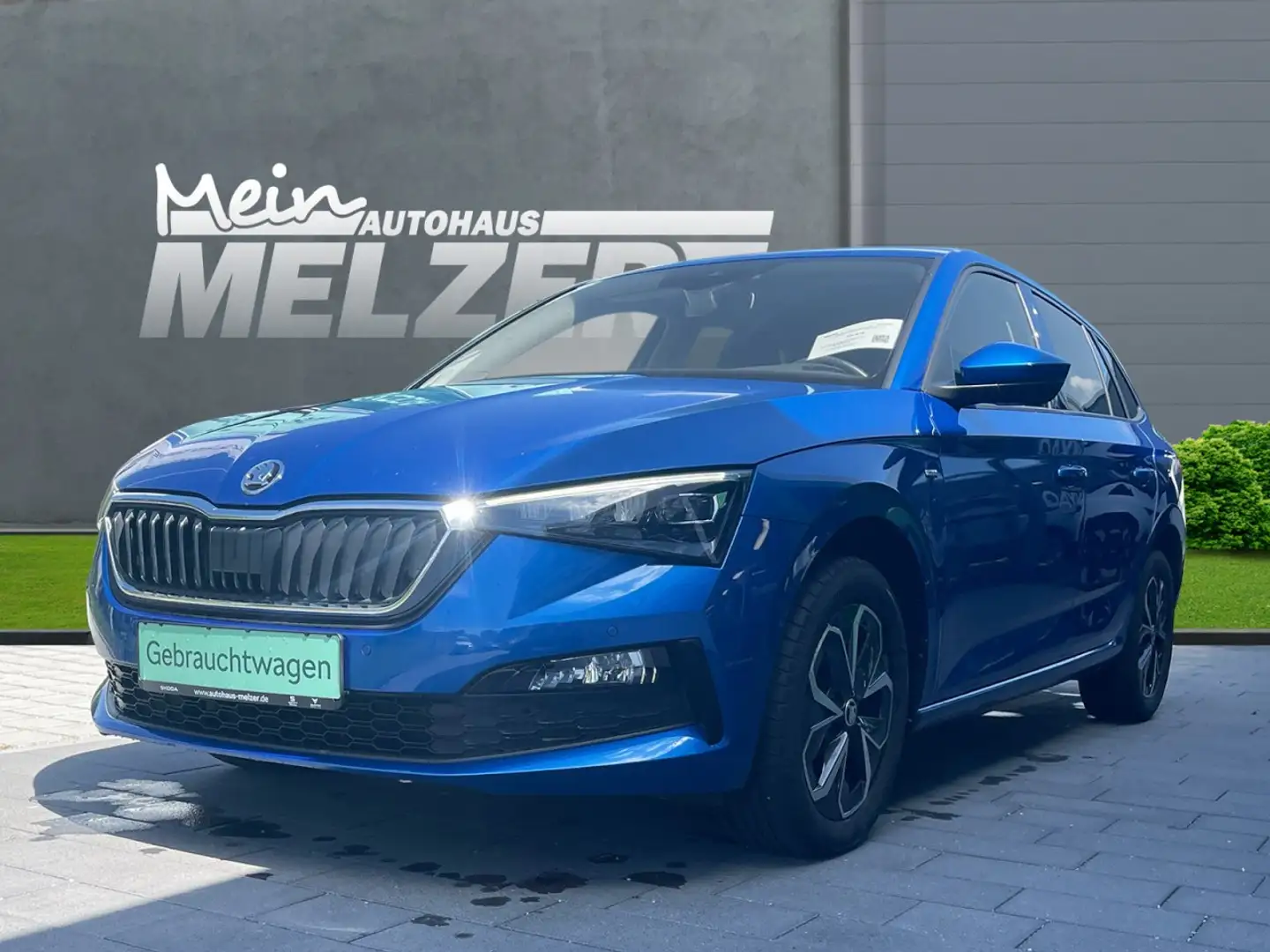 Skoda Scala DRIVE 125 1.0 TSI PDC+SHZ+ALU+WSS BEHEIZT Klima Blau - 1