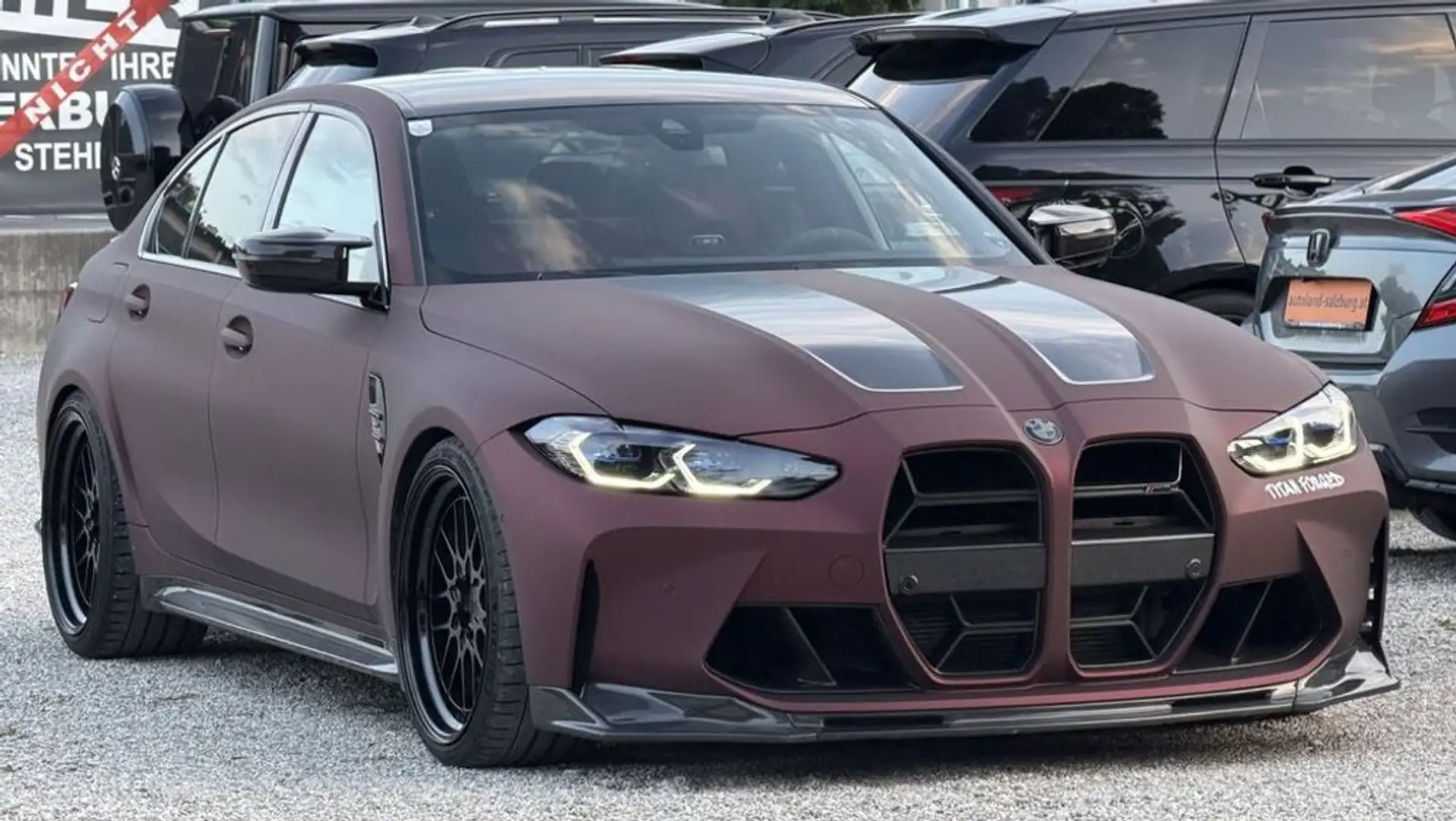 BMW M3 xDrive Competition Curved CARBON 20'' KLAPPE! Grau - 1