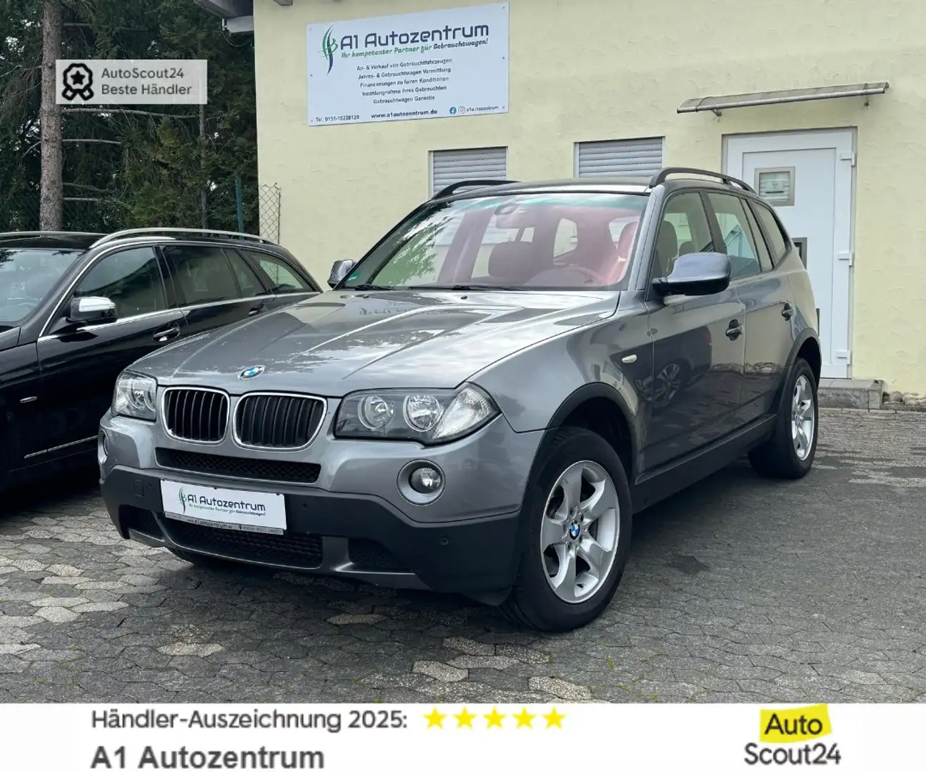 BMW X3 xDrive 20d Automatik AHK Sitzheizung Tempomat Grau - 1