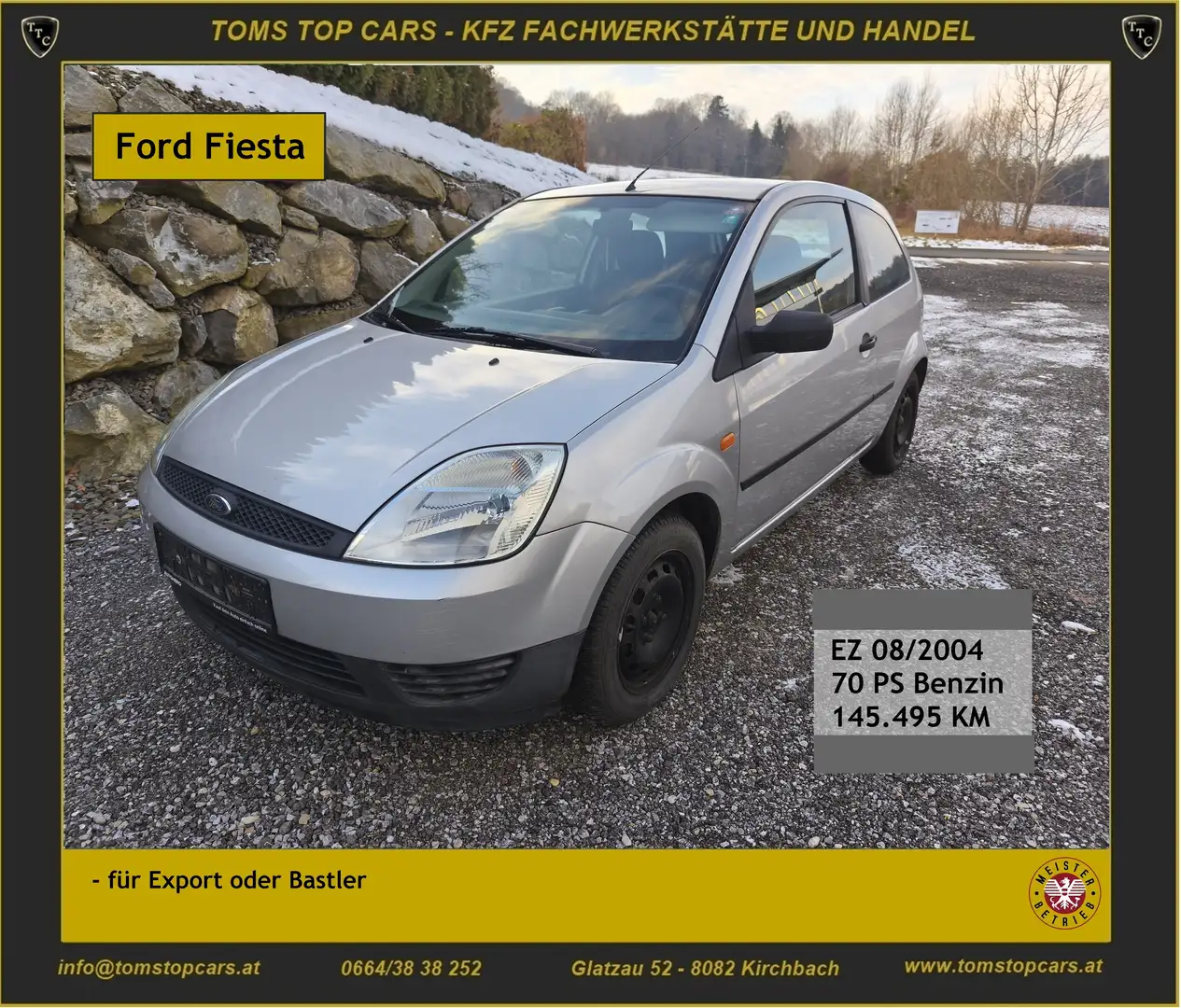 Ford Fiesta Basis (EXPORT) Grau - 1