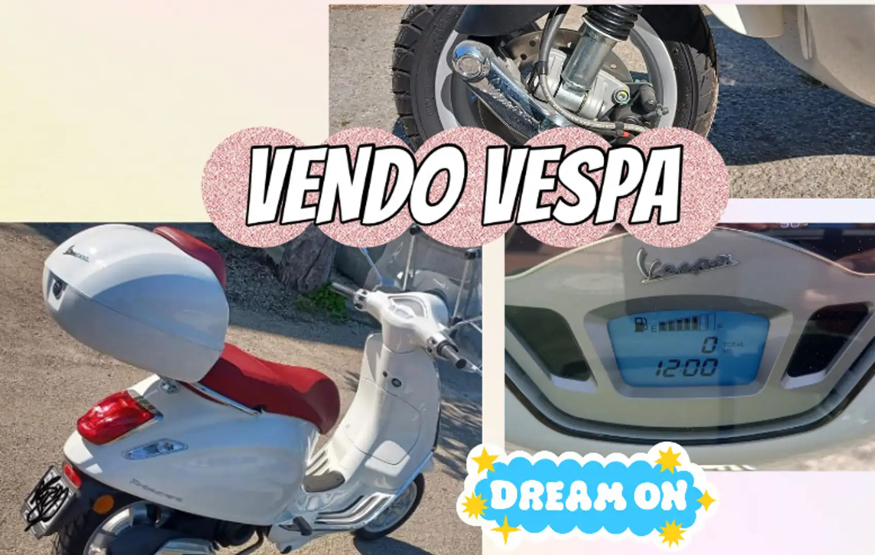 Piaggio Primavera bianca - 1
