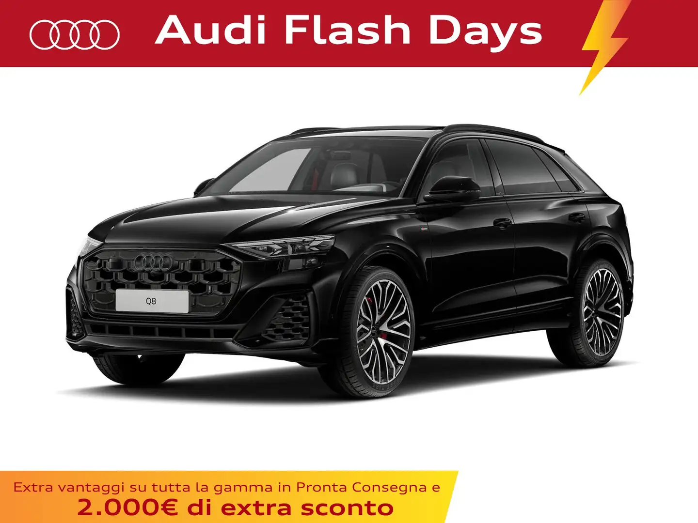 Audi Q8 3.0 tfsi mhev s line edition quattro 340cv tiptron Nero - 1