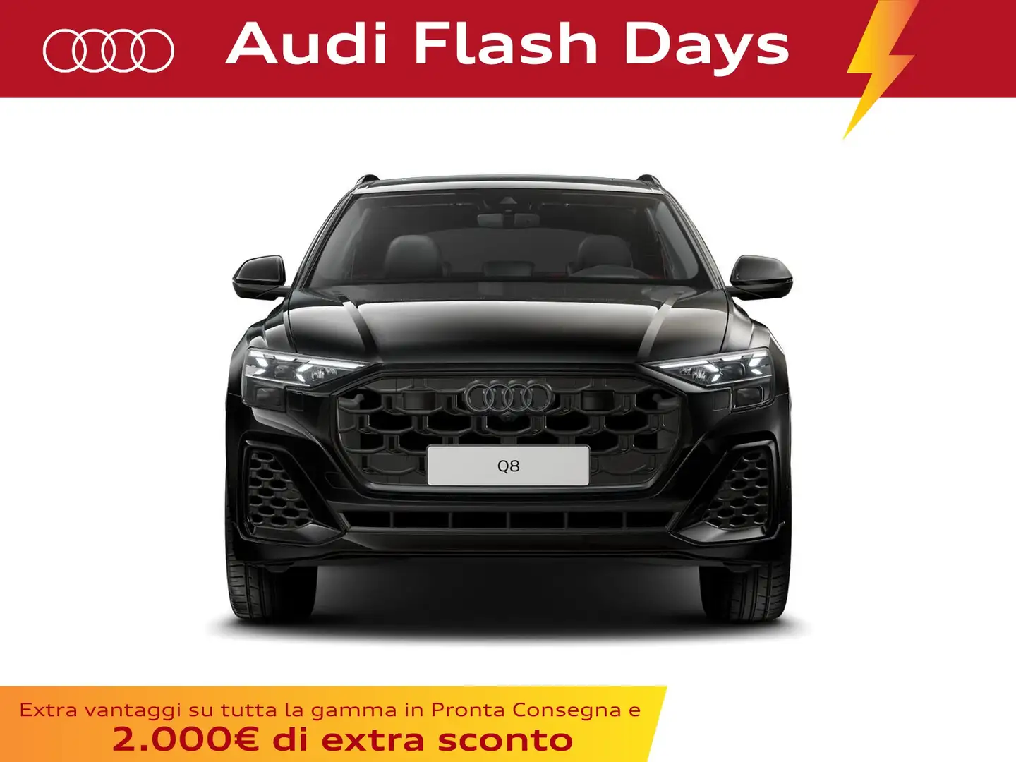 Audi Q8 3.0 tfsi mhev s line edition quattro 340cv tiptron Nero - 2