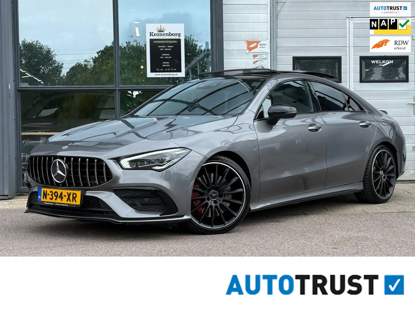 Mercedes-Benz CLA 35 AMG 4MATIC Premium Plus, PANO, PRACHTIG Grey - 1
