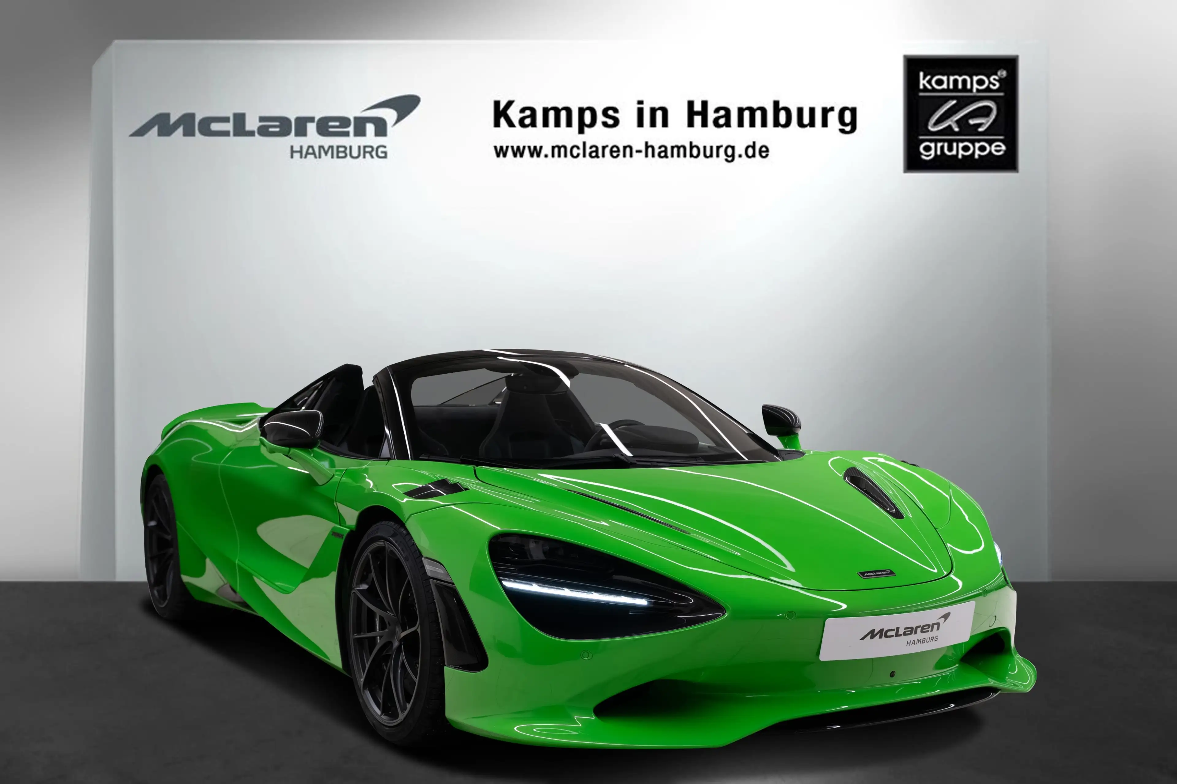 McLaren 750S Spider CF Exterior I Mantis Green I B&W — photo 7