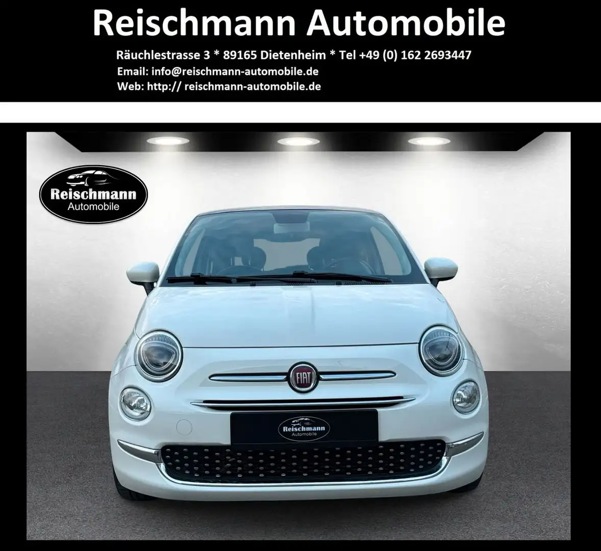 Fiat 500 0,9 8V Twin Air HU+KD NEU 8fach 31Tkm Blanco - 1