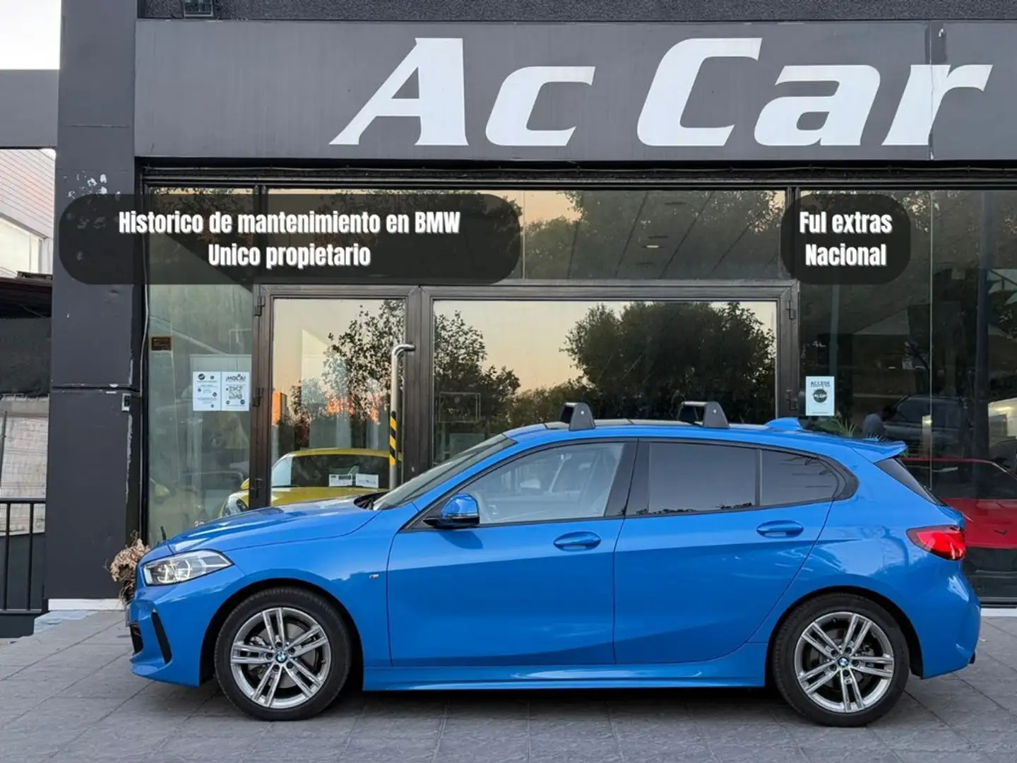 BMW 116 118i Bleu - 1