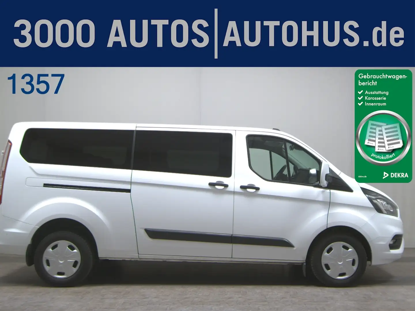 Ford Transit Custom 2.0 TDCi Trend L2  9-Sitze Nav RFK Fehér - 1