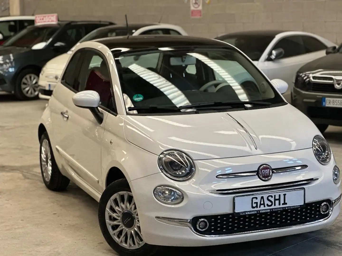 Fiat 500 1.2 EasyPower Lounge Blanc - 1