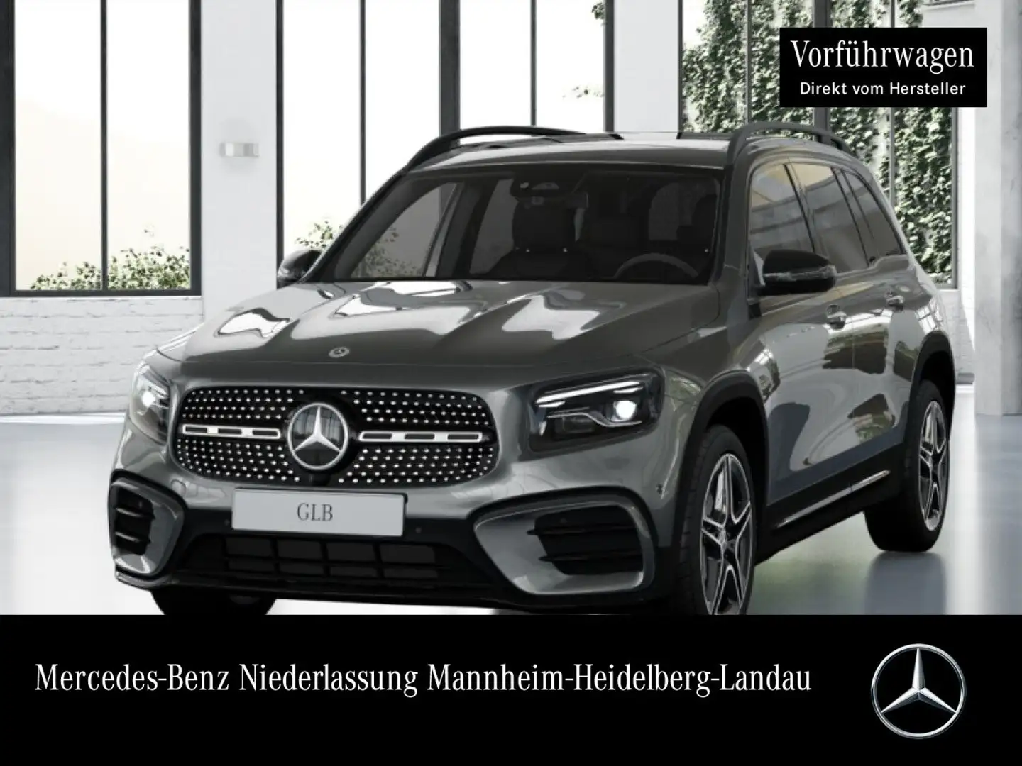 Mercedes-Benz GLB 200 AMG+NIGHT+PANO+360°+AHK+MULTIBEAM+19"+7G Grau - 1