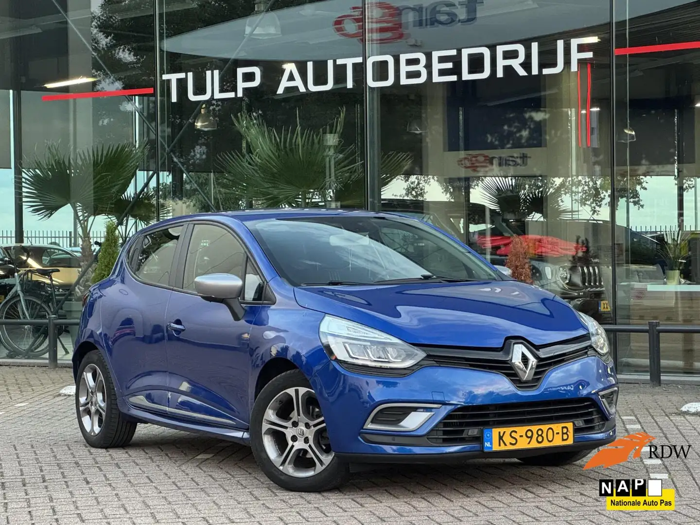 Renault Clio 1.2 TCe GT Line Sport Automaat 2016 Top staat Blau - 1