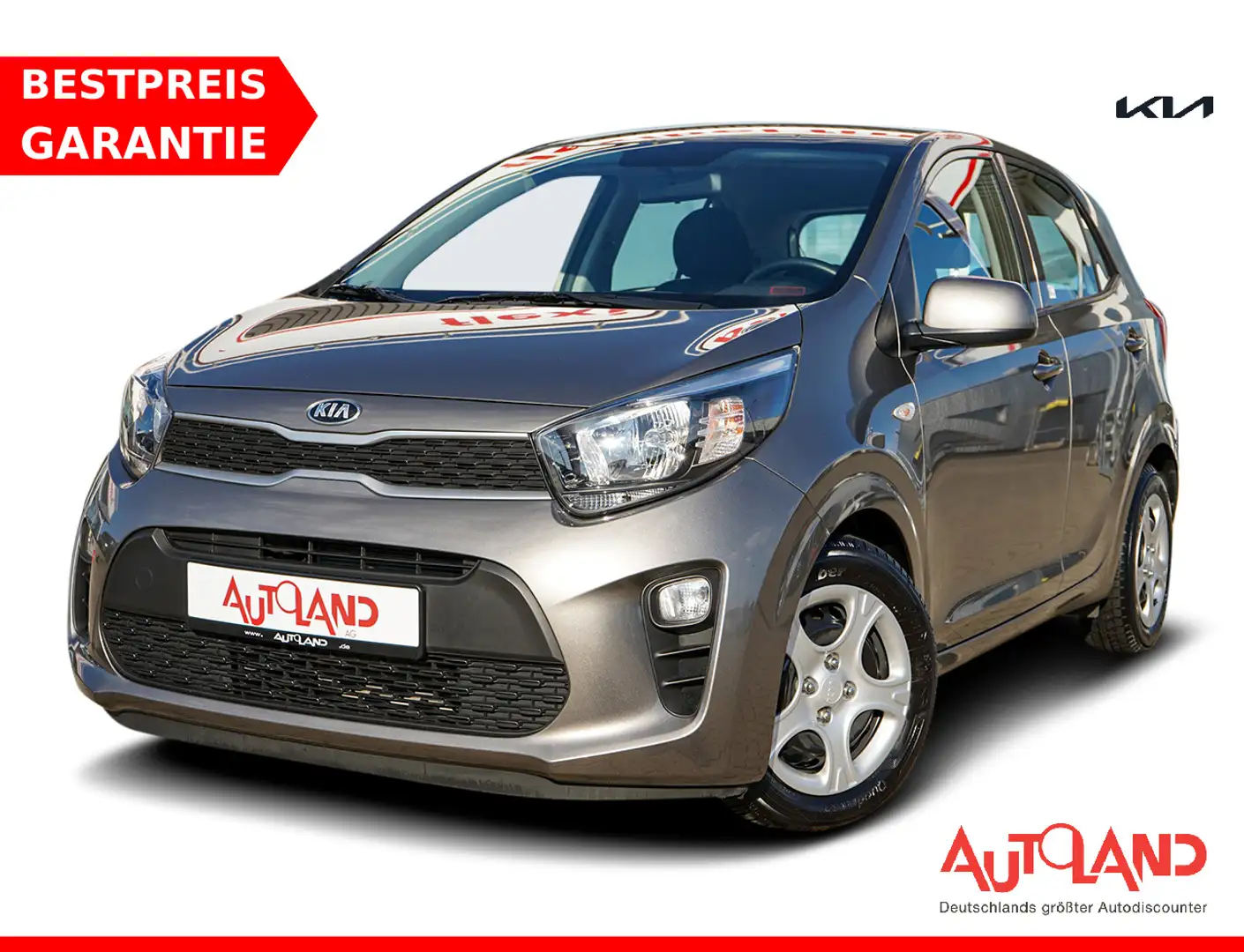 Kia Picanto 1.2 Edition 7 Sitzheizung Klima AUX Argent - 1