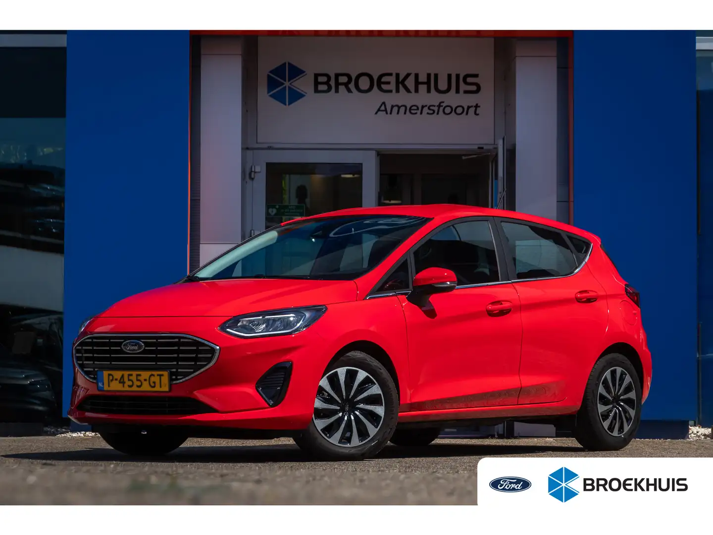 Ford Fiesta 1.0 EcoBoost Titanium -Carplay-Clima-Cruise-Lage k Rood - 1