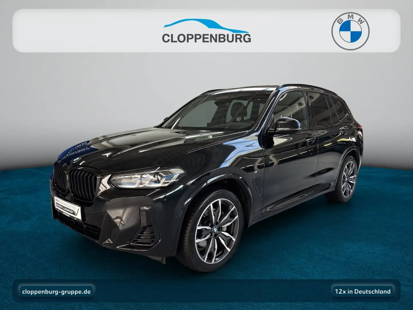 BMW X3 xDrive30i ZA M Sportpaket Head-Up+AHK+StHz+BT Schwarz - 1
