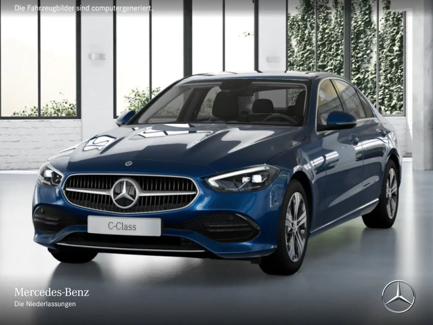 Mercedes-Benz C 300 e AVANTG+LED+KAMERA+TOTW+KEYLESS+9G Blau - 2