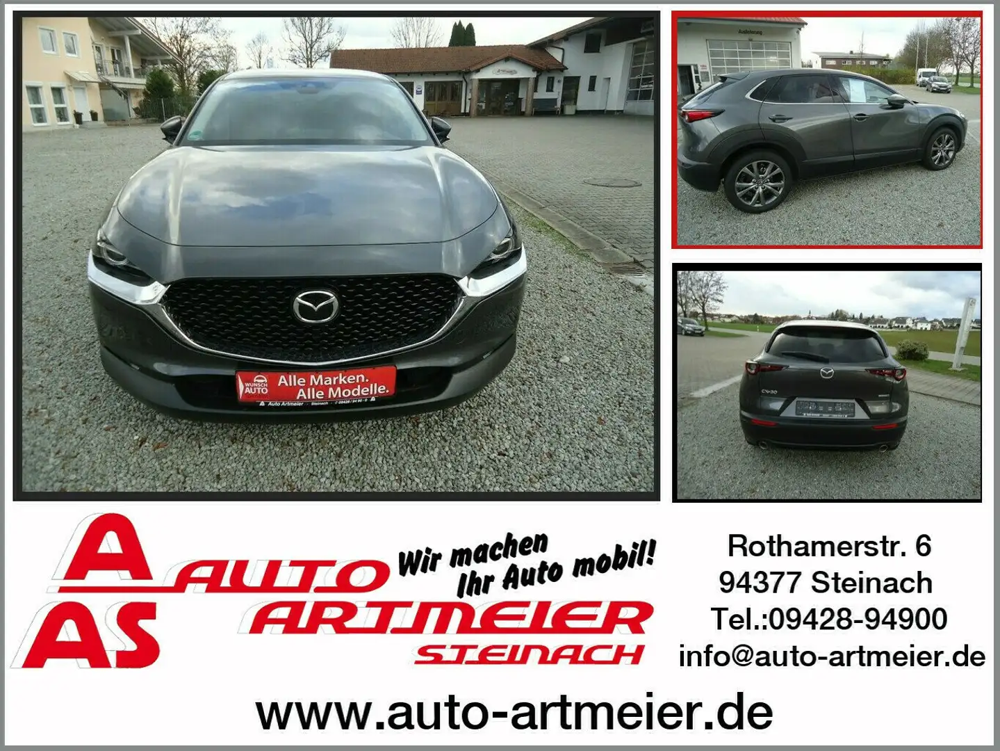 Mazda CX-30 e-SKYACTIV X 2.0 Design Gris - 1