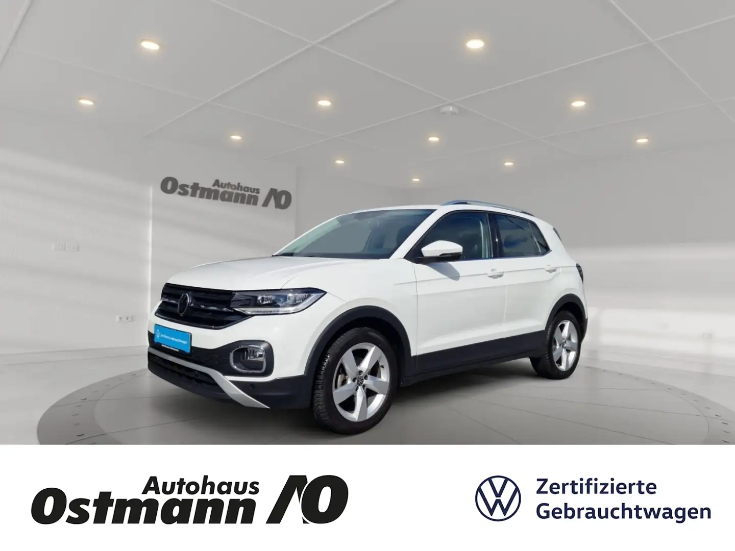 Volkswagen T-Cross 1.0 TSI Style 2xKlima ACC Kam. KlimaA LM Blanc - 1