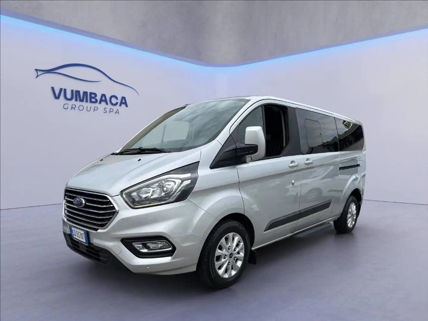 Ford Tourneo Custom 320 2.0 tdci MHEV 185cv Trend L2H1 E6.2 Grijs - 1