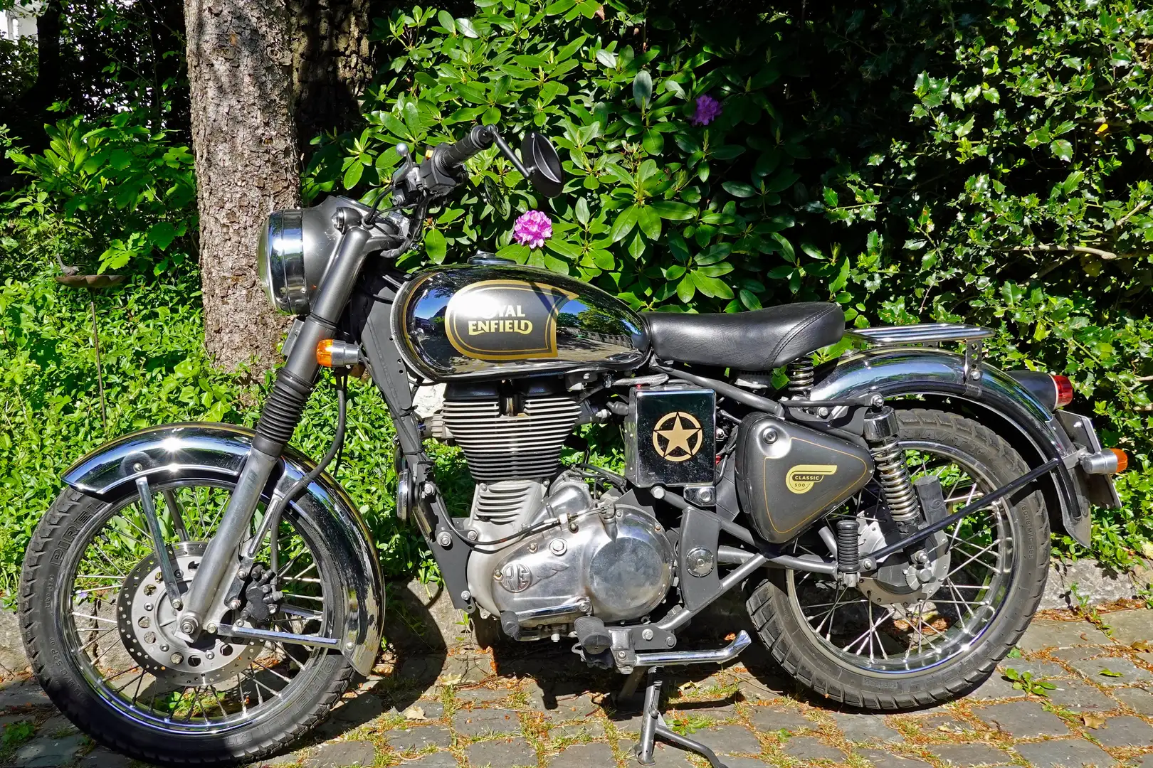 Royal Enfield Bullet 500 EFI Classic Crome Grau - 2