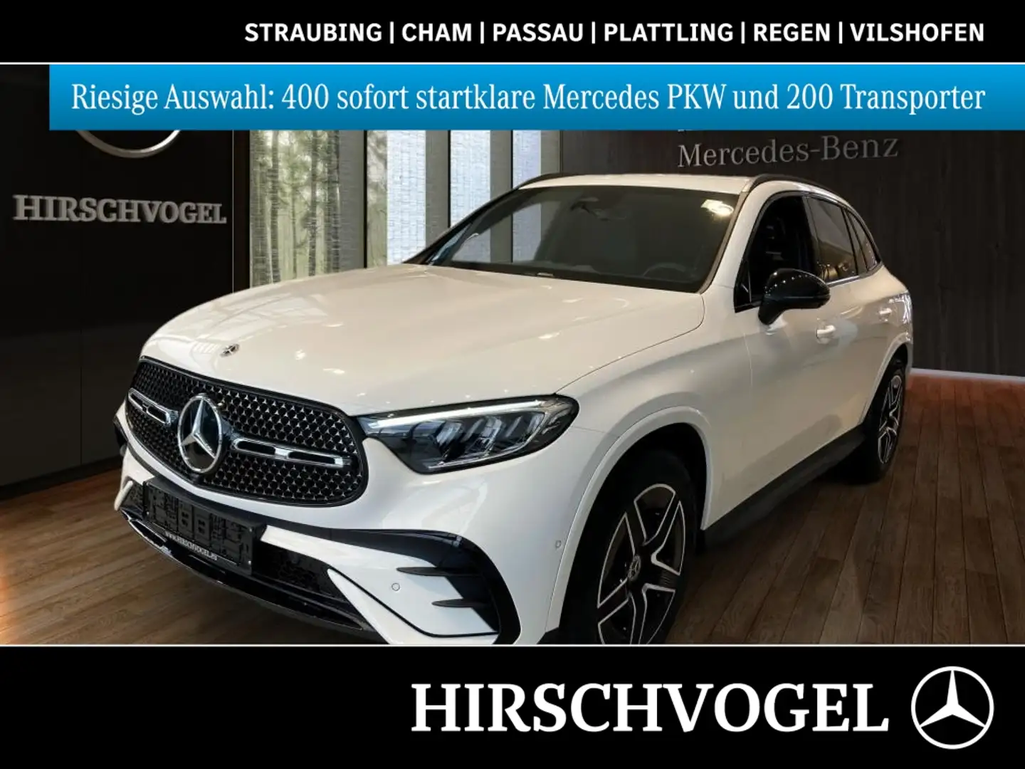 Mercedes-Benz GLC 200 4M EDITION AMG-Line+Night+AHK+DISTRONIC Weiß - 1