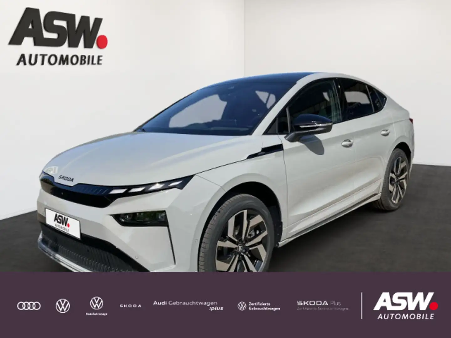 Skoda Enyaq Coupe 85 Sportline 285PS 360° ACC SHZ AHK Grau - 1