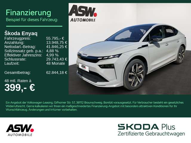 Imagine Skoda Enyaq Coupe 85 Sportline 285PS 360° ACC SHZ AHK