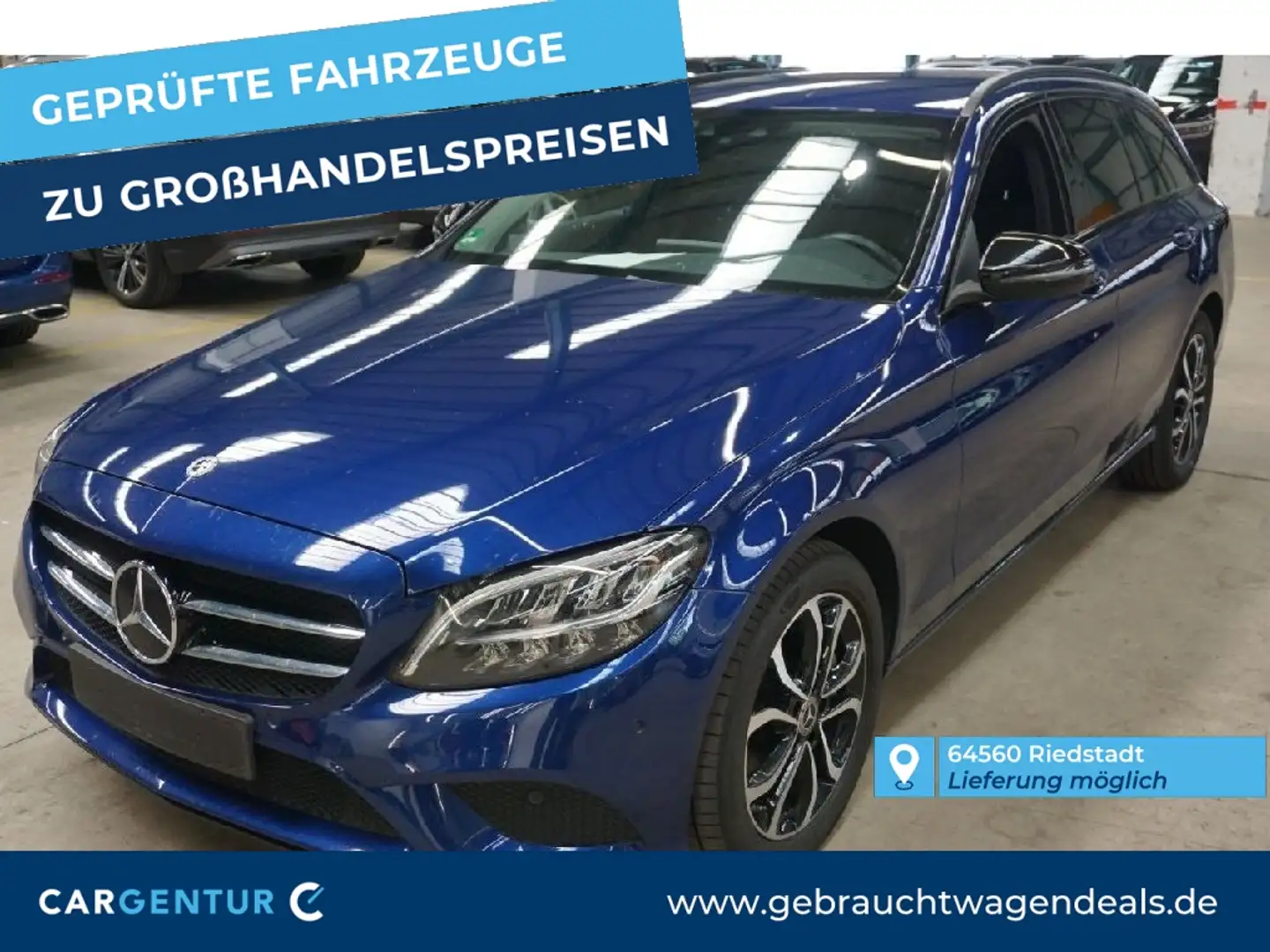 Mercedes-Benz C 300 d T Avantgarde Wide ACC Navi BLIS Key Blauw - 1