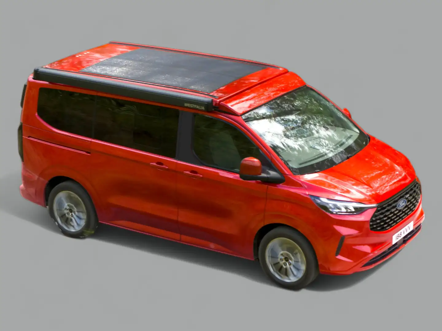Ford Transit Custom NUGGET TITANIUM | NEUES MODELL | AUFSTELLDACH Rojo - 2