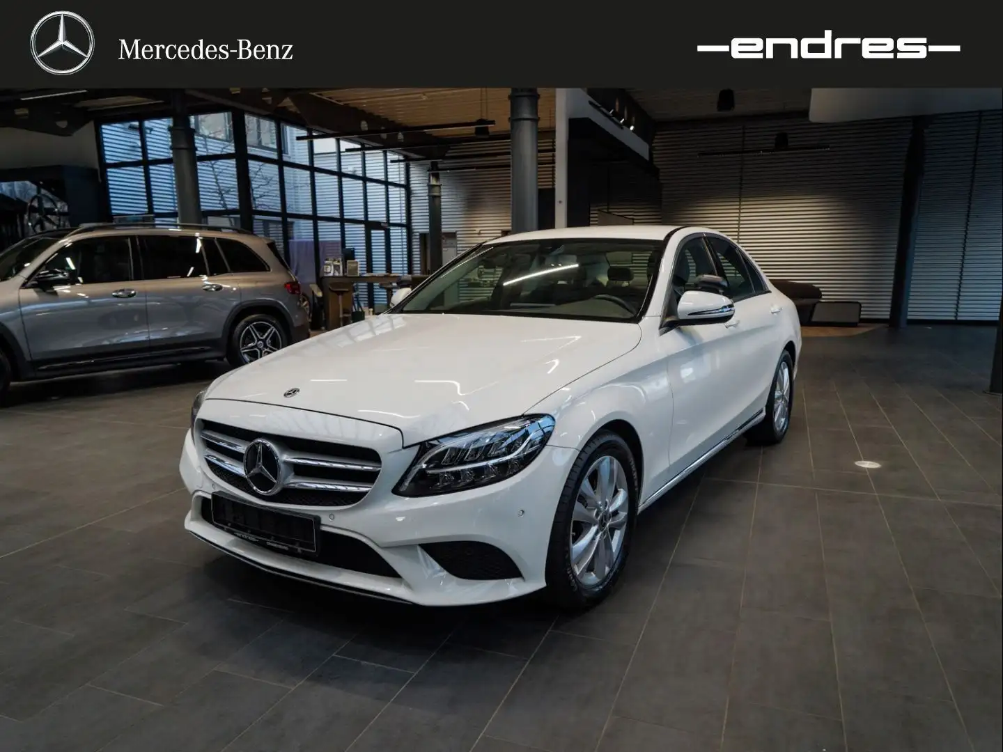 Mercedes-Benz C 200 d Lim.+LED+AVANTGARDE+KAMERA+CARPLAY+ Weiß - 1