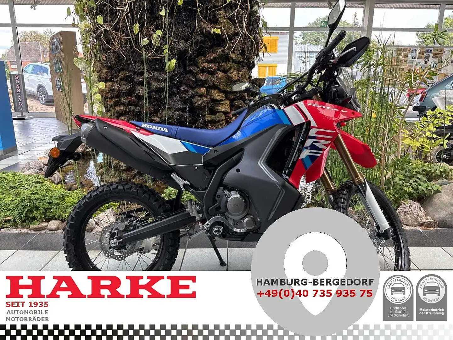 Honda CRF 300 L Rally 2025 6 Jahre Garantie Rojo - 1