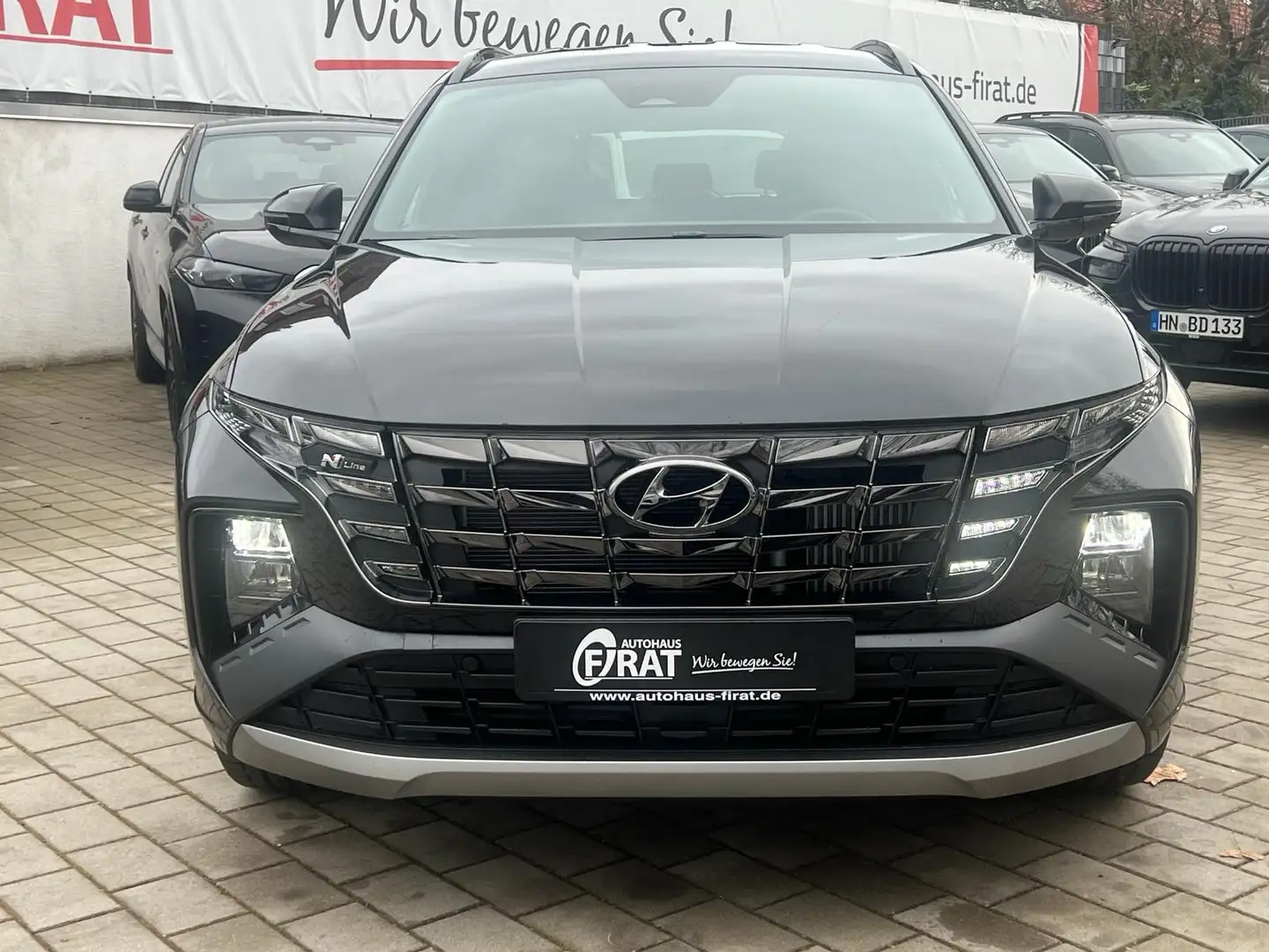 Hyundai TUCSON N-Line 1,6 T-Gdi Pano/Schiebedach/LED /NAVI/ R-KAM Schwarz - 2