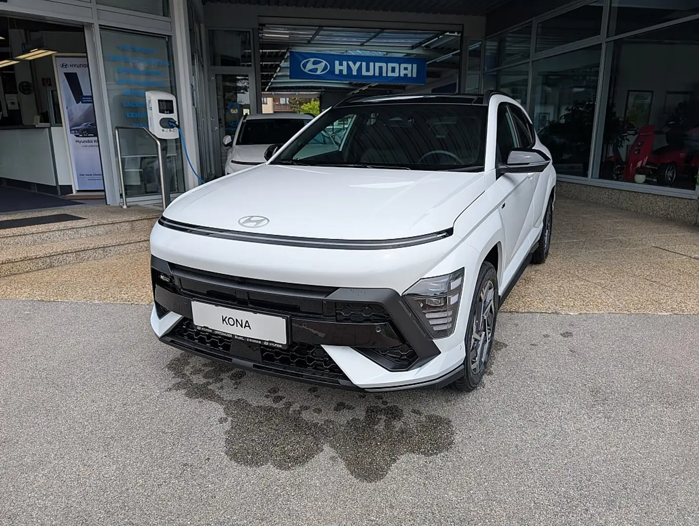 Hyundai KONA Kona 1,6 GDI Hybrid N Line DCT Aut. Weiß - 1