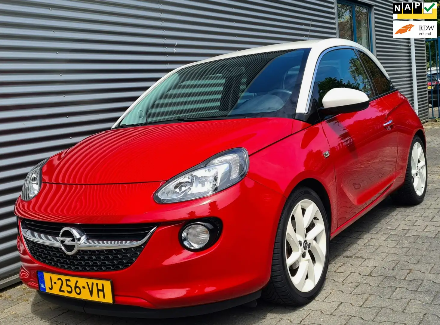 Opel Adam 1.4 Jam 02-2015 BI COLOR ROOD/ WIT 74dkm!! 17inch Rouge - 1
