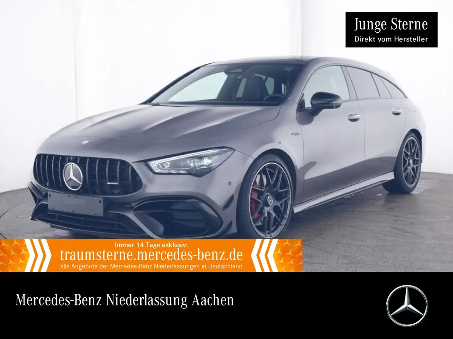 Mercedes-Benz CLA 45 AMG CLA 45 S 4M DRIVERS+PANO+360°+MULTIBEAM+BURMESTER Grijs - 1