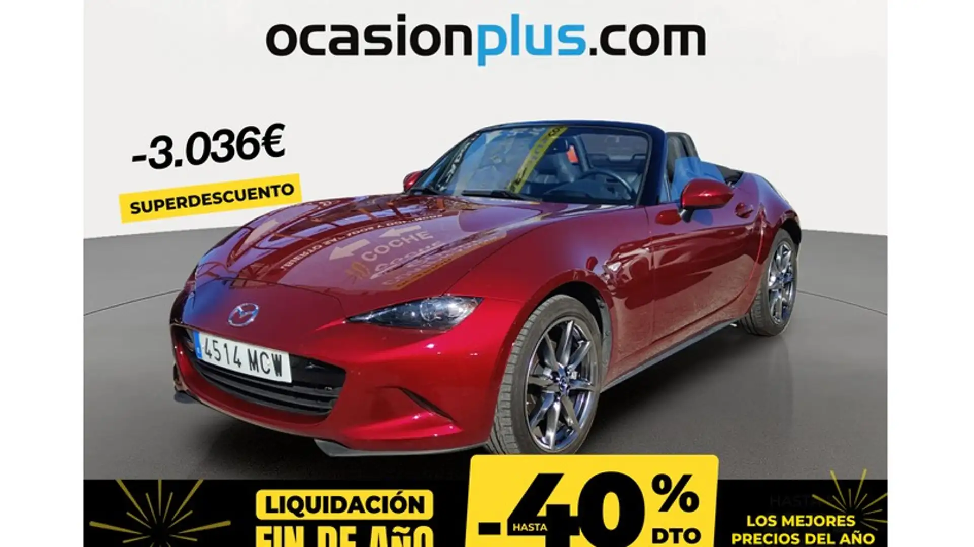 Mazda MX-5 ST 2.0 Skyactiv-G i-Stop i-Eloop Zenith Rouge - 1