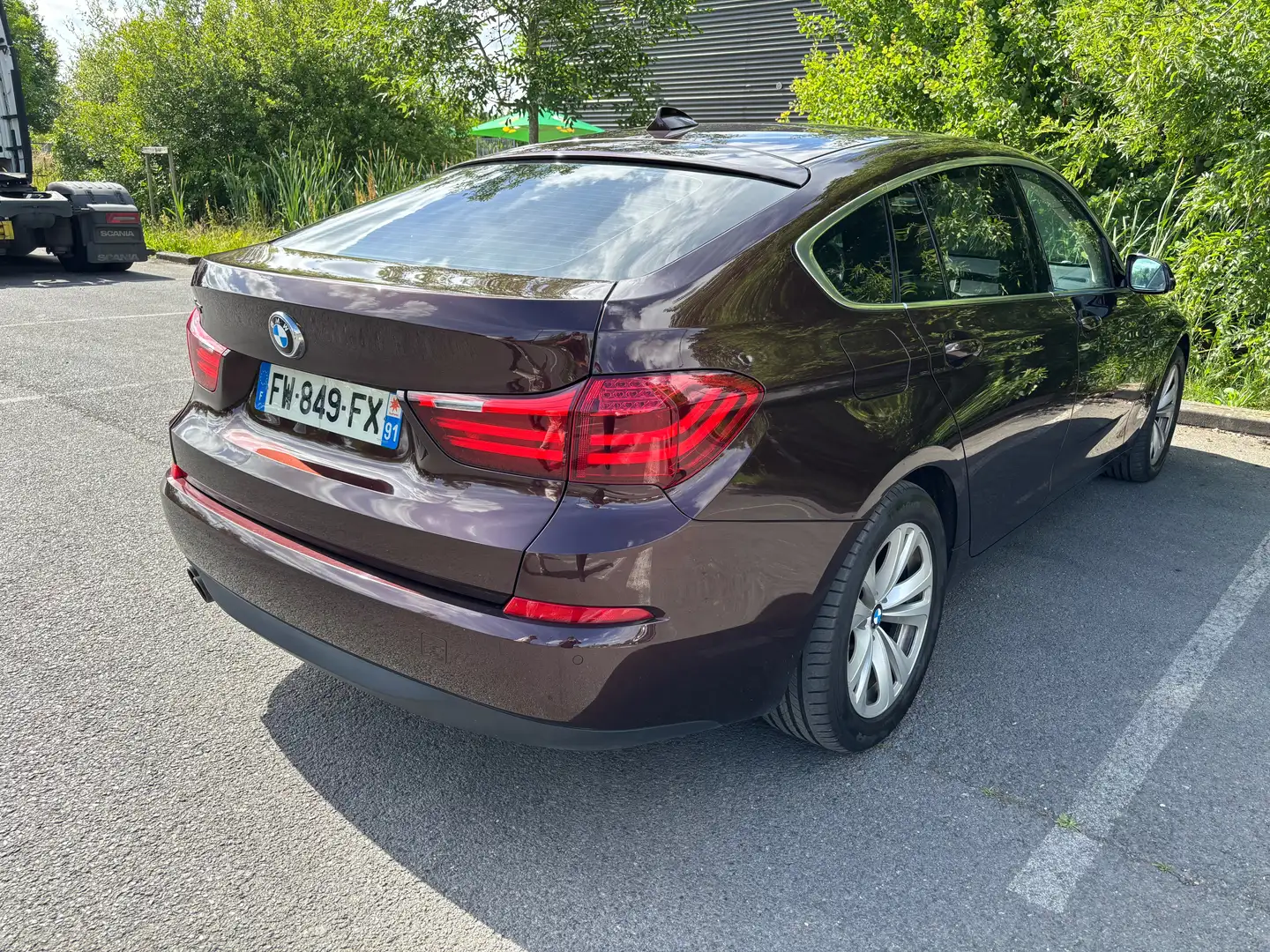 BMW 520 Gran Turismo 520d 184 ch Luxury A Brun - 2