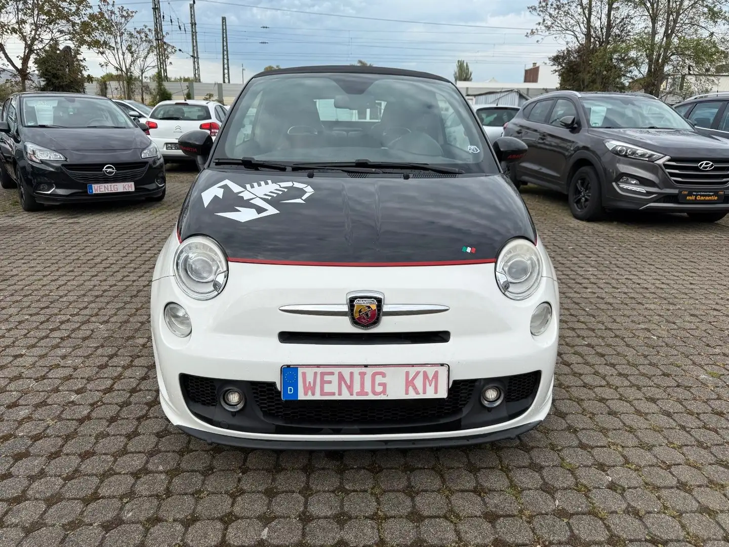 Fiat 500C Cabrio Weiß - 2