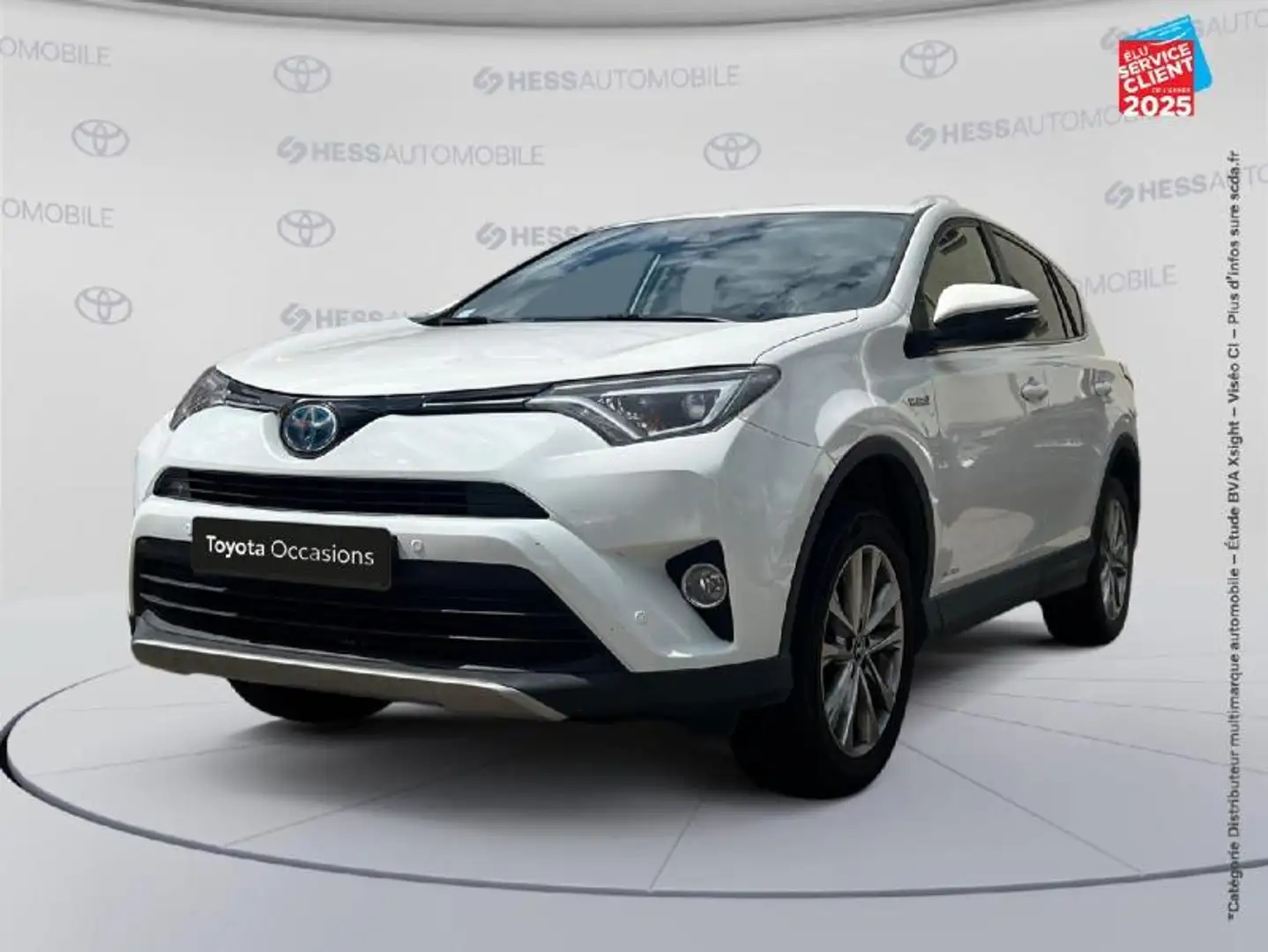 Toyota RAV 4 197 Hybride Dynamic 2WD CVT Camera Blanc - 1