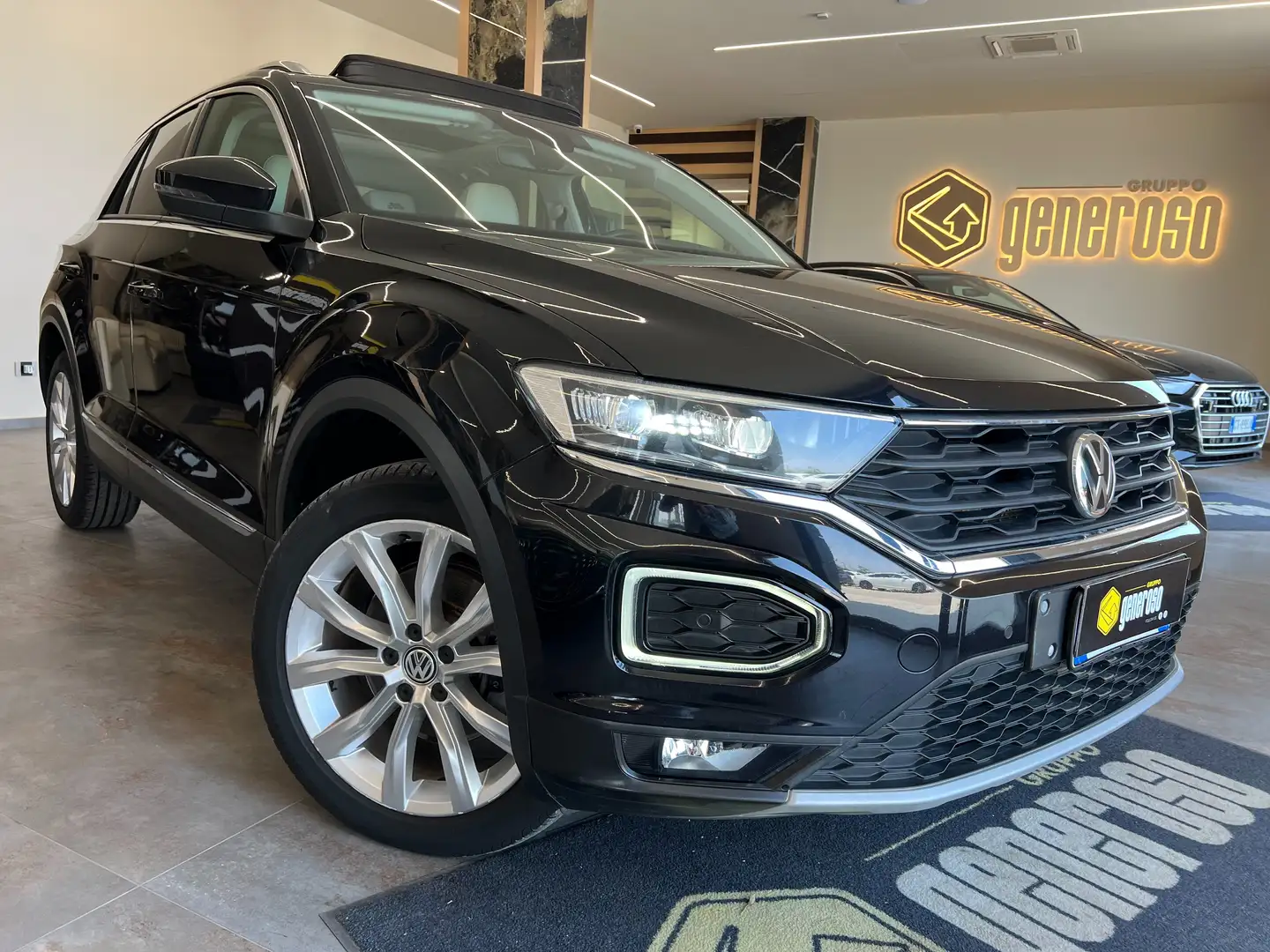 Volkswagen T-Roc T-Roc 2.0 tdi Advanced 4motion dsg Tetto Pelle Nero - 1