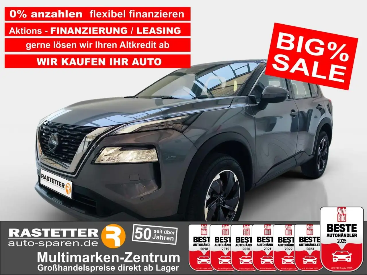 Nissan X-Trail acenta 7Sitze+ACC+Kamera+NiConnect+iKey+18Z+3Zonen