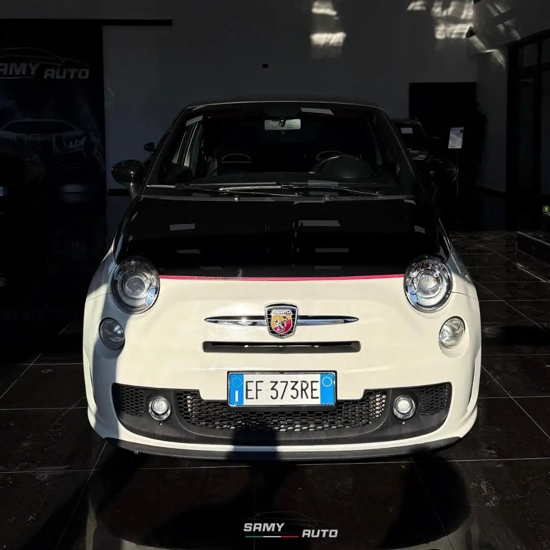 Abarth 500C 1.4 16v t. t-jet bicol. 140cv MTA Bianco - 1