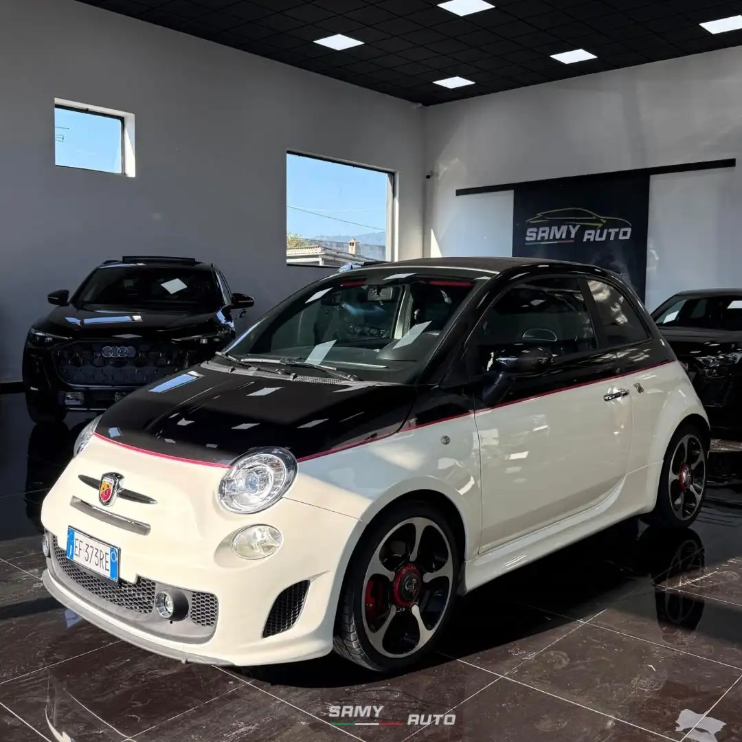 Abarth 500C 1.4 16v t. t-jet bicol. 140cv MTA Bianco - 2
