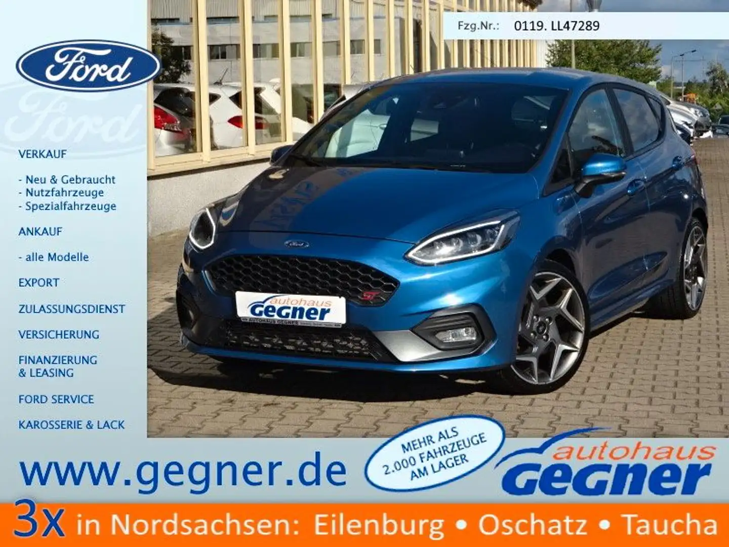 Ford Fiesta 200PS ST Leder-Exclusiv LED Blau - 1
