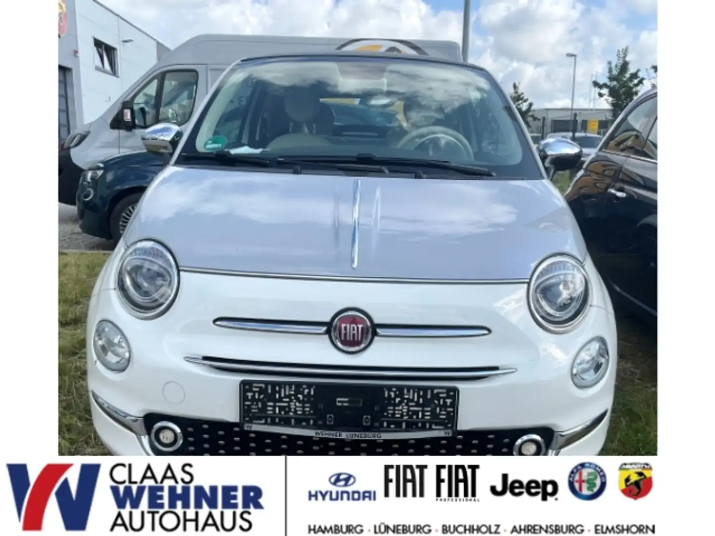 Fiat 500C Collezione 1.2 8V EU6d-T , 69 PS, Weiß - 1