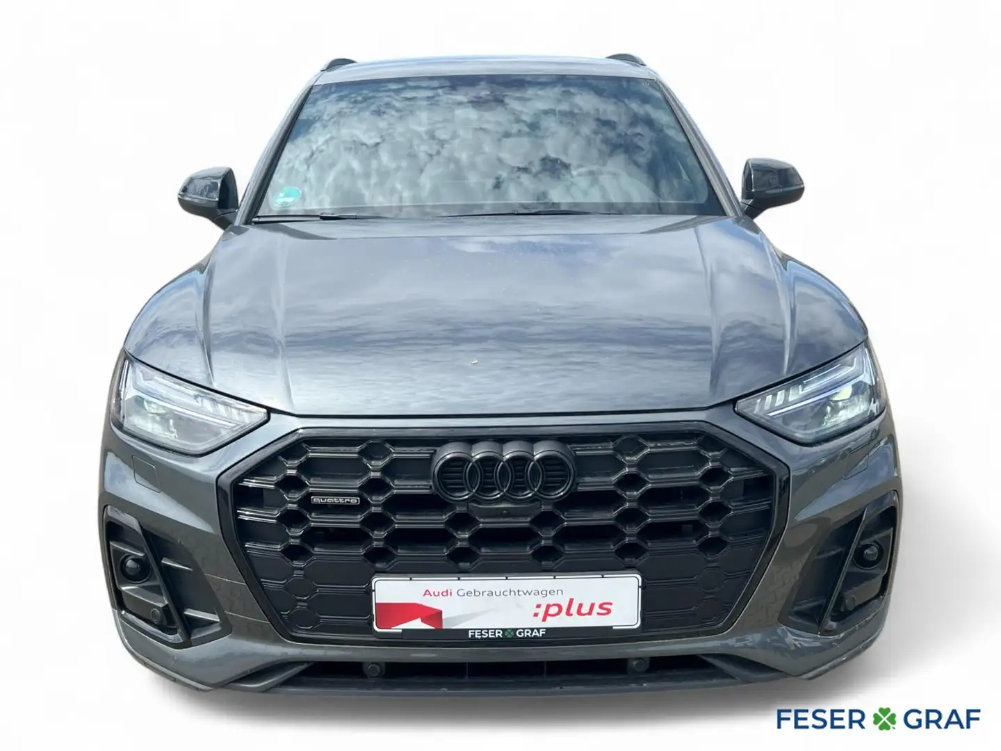 Audi Q5 40 TDI quattro S tronic S line Matrix-LED/SHZ/Navi Grigio - 2