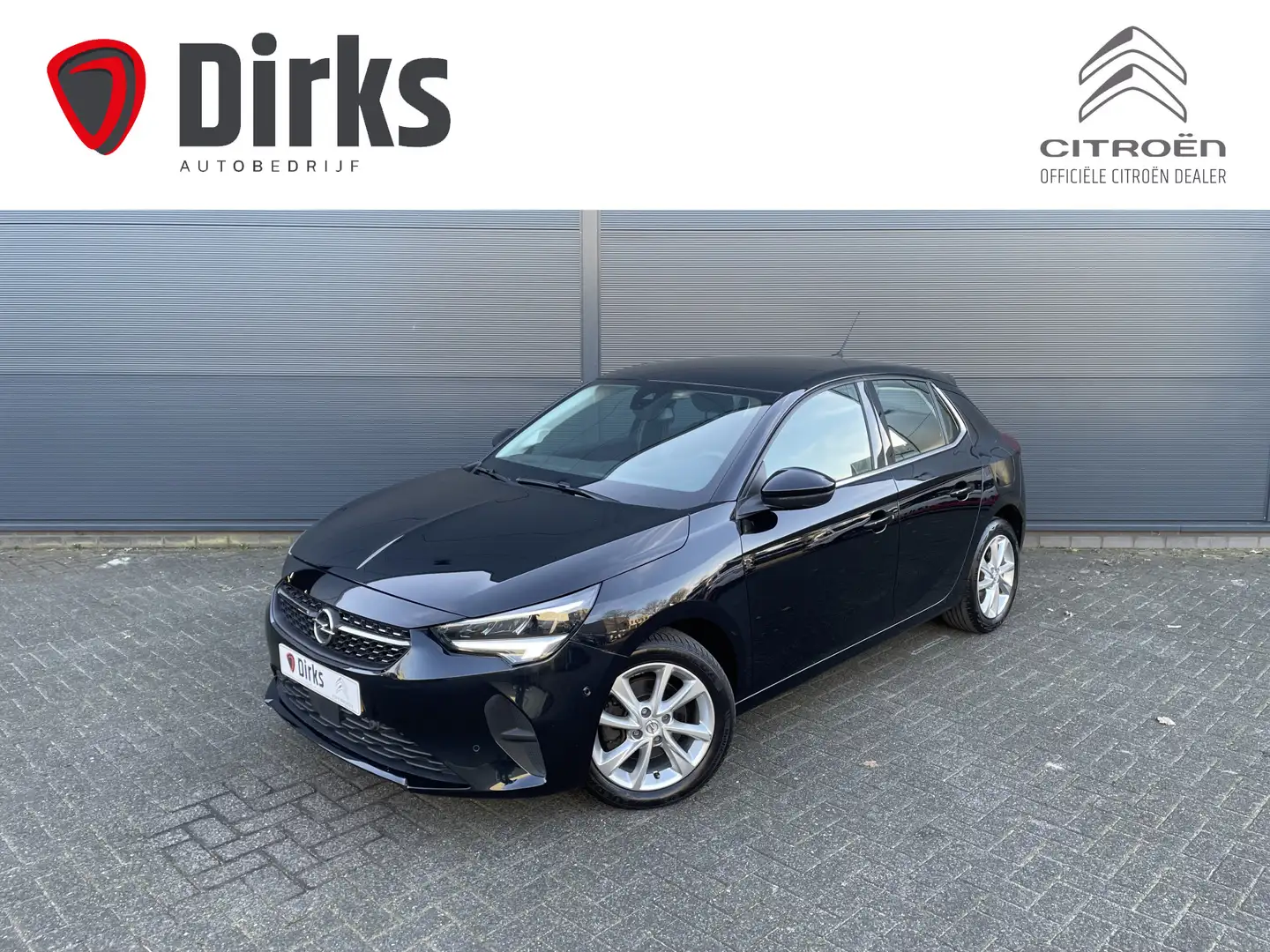 Opel Corsa 100pk Elegance (Camera - LED - Parkeersensoren V+A Schwarz - 1